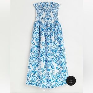 H&M smocked bodice dress